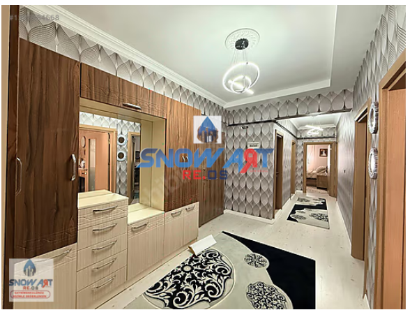 SNOWART GM'DEN İÇİ FULL YAPILI SATILIK 3+1 LÜX DAİRE