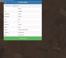 POYRAZ'DAN KORKUTELİ İMECİK KÖYÜNDE 1.682m² SATILIK TARLA