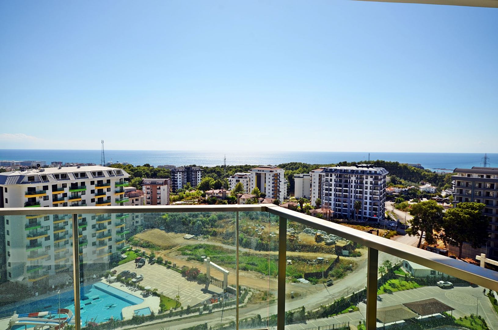 Möbliertes 2+1 Penthouse mit Meerblick in Avsallar, Alanya