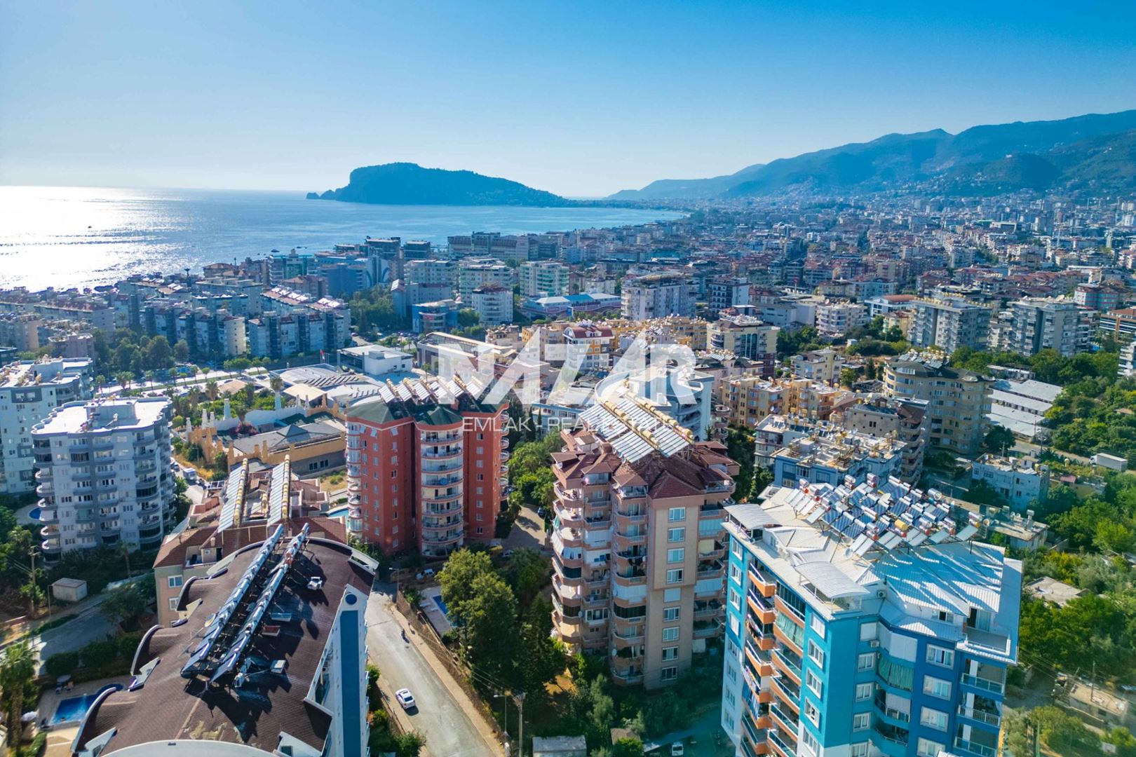 4+1 Duplex with Sea Views in Tosmur, Alanya – 180 m²