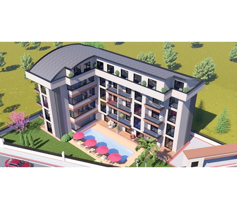 Affordable Short-Term Rental Investment Apartments with Swimming Pools for Sale in Antalya Kepez