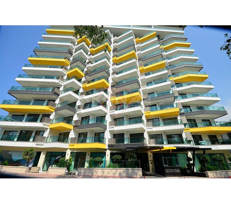 Satılık, Denize sıfır 1+1 Mobilyalı Rezidans Daire - Konak Seaside Tower