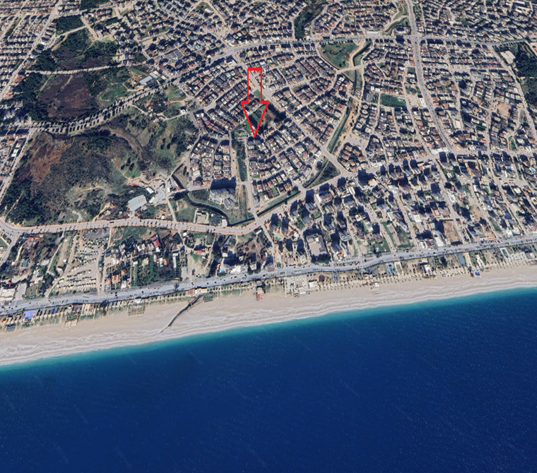 Antalya Konyaaltı Plaja Sadece 400 m Lüks Sitede 2 Odalı Satılık Dubleks Daireler | Kapalı Otoparklı