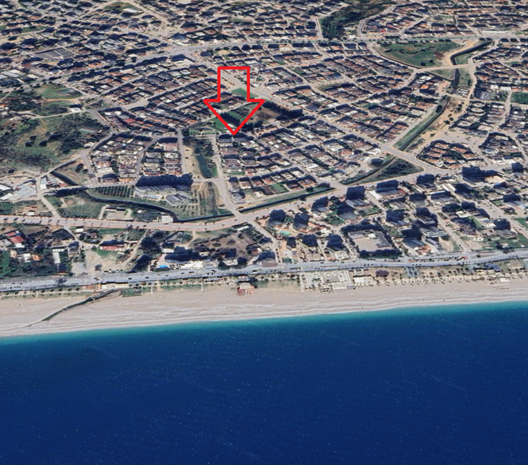 Antalya Konyaaltı Plaja Sadece 400 m Lüks Sitede 2 Odalı Satılık Dubleks Daireler | Kapalı Otoparklı