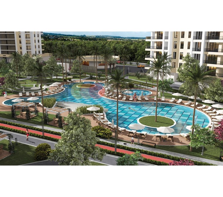 Luxury Apartments with Pool in Dosemealti: Sustainable Living in Summer-Winter with Residence Permit