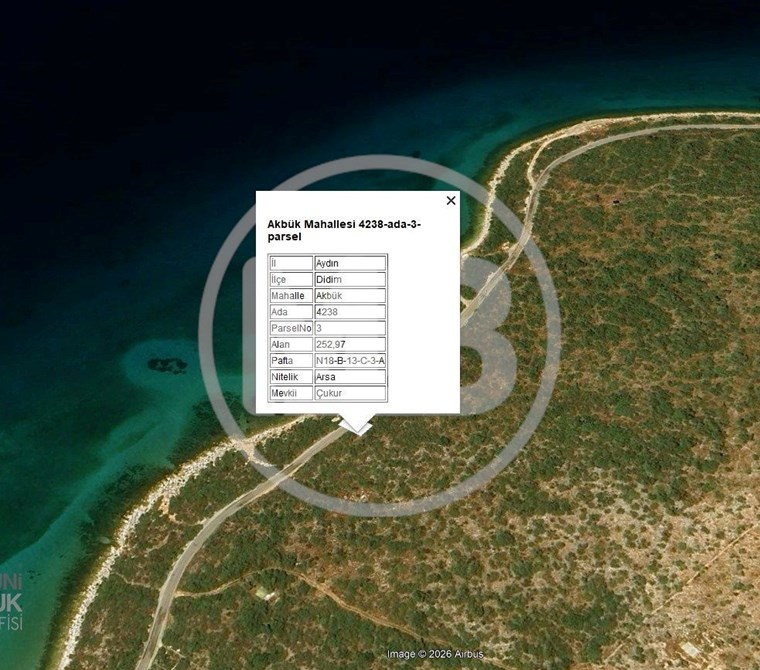 🏡 DİDİM AKBÜK ÇUKUR MEVKİSİNDE DENİZE SIFIR YATIRIMLIK ARSA