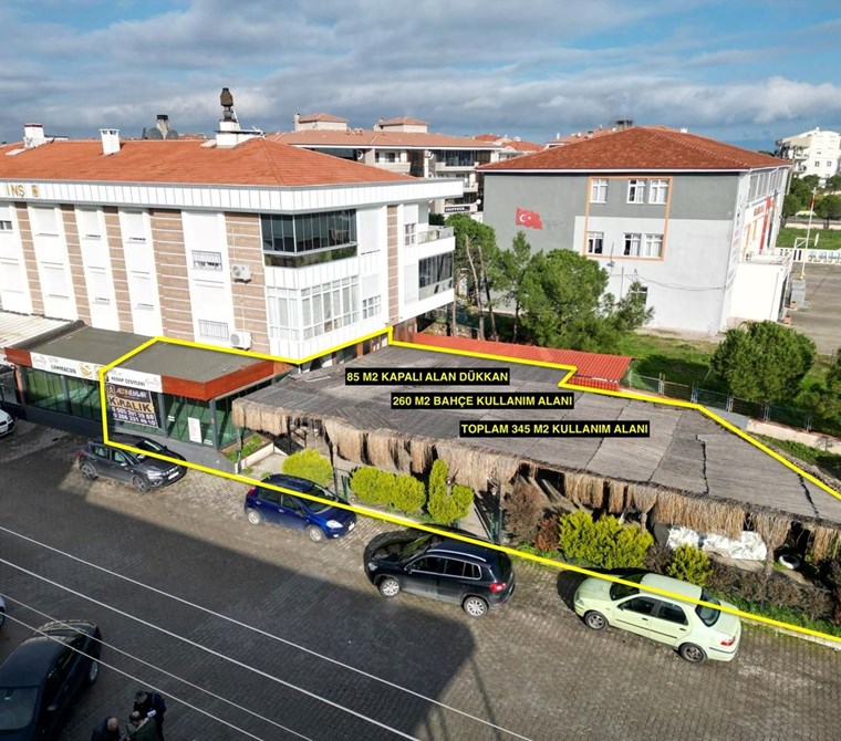 ALTIN EMLAKTAN ADLİYE YANI KİRALIK 85 M² DÜKKAN VE 260 M² BAHÇE