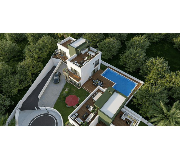 NOVE ALSANCAKTA 4+1 LUX VİLLALAR