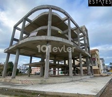 KIBRIS LEFKOSA GONYELI ANAYOLU UZERI KARKAS HALINDE TURK KOCANLI LUXURY BINA !