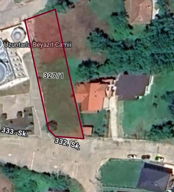 KARTEPE UZUNTARLA'DA MÜSTAKİL EV YAPIMINA UYGUN 1000 M² İMARLI ARSA