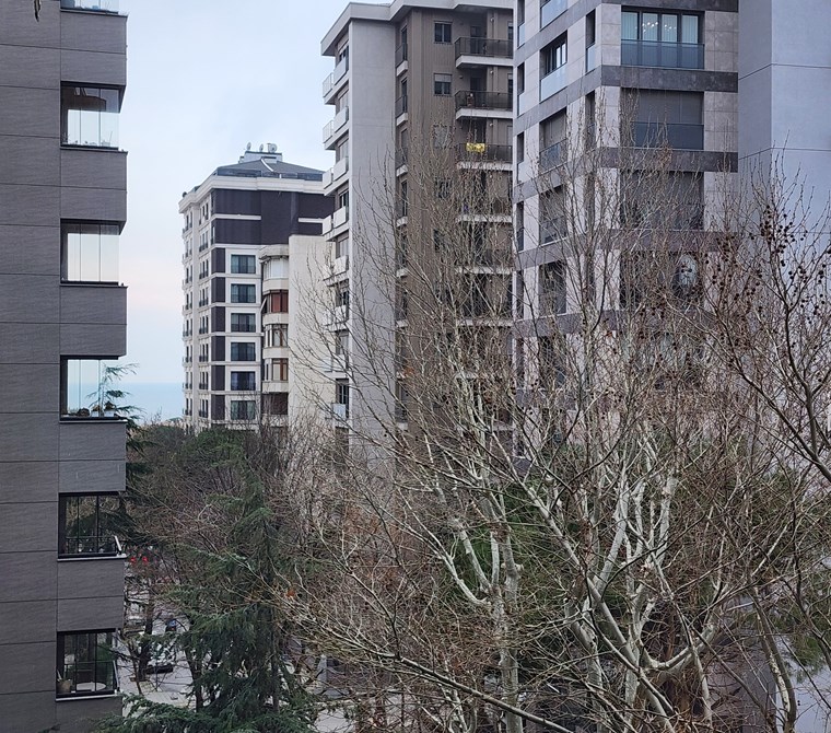 SUADİYE ŞAŞKIN BAKAL KİRALIK 4+1 DAİRE KISMİ DENİZ MANZARALI TERASLI REZİDENCE PERMİT