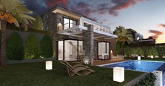 Bodrum Gümüşlük'de Müstakil Havuzlu 3+1 Plajlı Satılık Villa