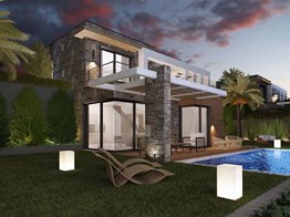 Bodrum Gümüşlük'de Müstakil Havuzlu 3+1 Plajlı Satılık Villa