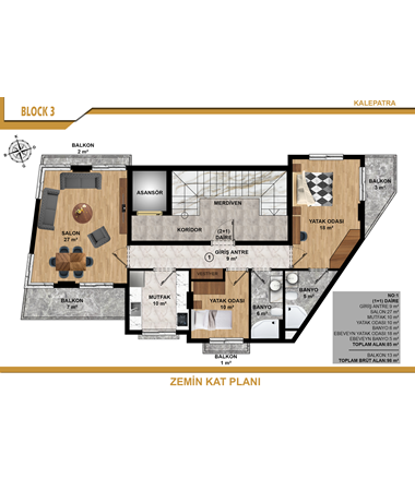 Block 3 - Second Floor Apartment