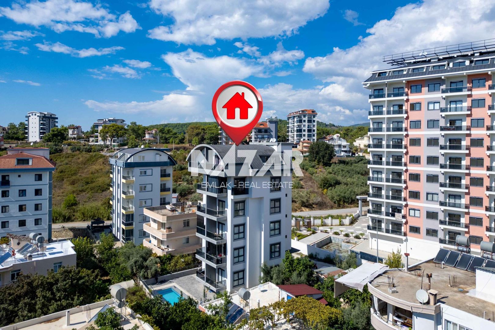 Продается меблированная квартира 1+1 площадью 45 м² в районе Авсаллар, Аланья