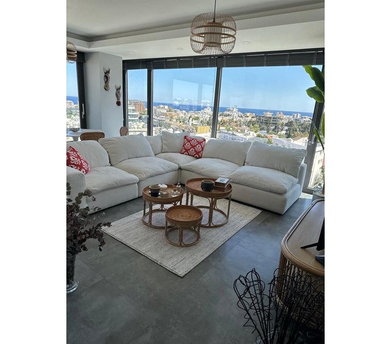 Girne Merkezde Kiralık Ultra Lüks 2+1 Rezidans