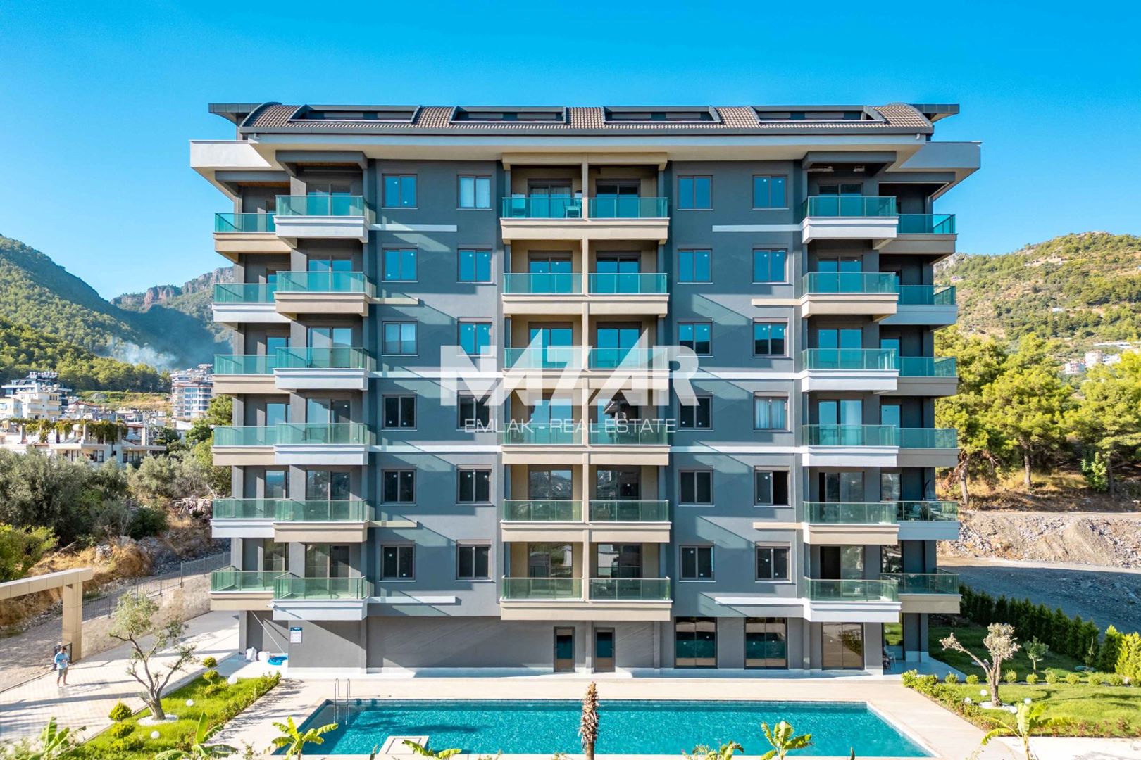 Alanya Çıplaklı’da Satılık Yeni 1+1 Daire 56 m2