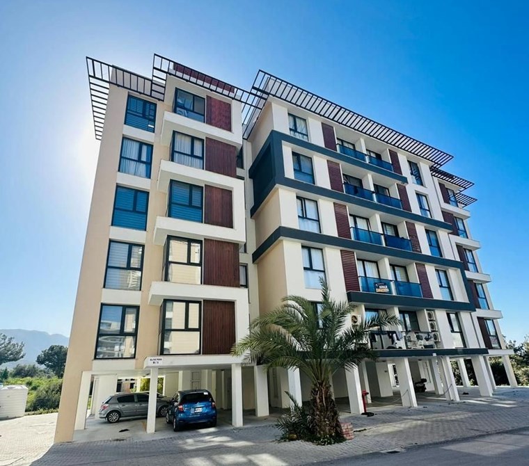 KIBRIS, GİRNE ZEYTİNLİK'TE 2+1 EŞYALI, OLİVE PARK SİTESİ, GLORİA JEANS VE GİRNE AMERİKAN ÜNİVERSİTES