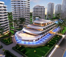 Квартира 1+1 на продажу в лучшем проекте в Искеле, Северный Кипр