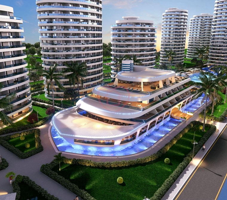 1+1 Apartment for Sale in the Best Project in Iskele, Northern Cyprus