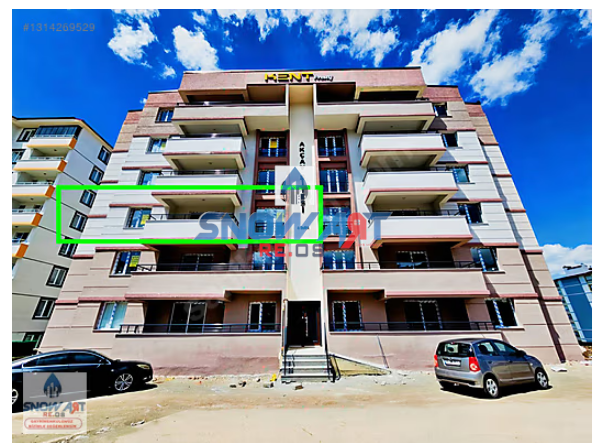 SNOW ART GM'DEN HİLALKENTTE SATILIK SIFIR 3+1 SIFIR DAİRE