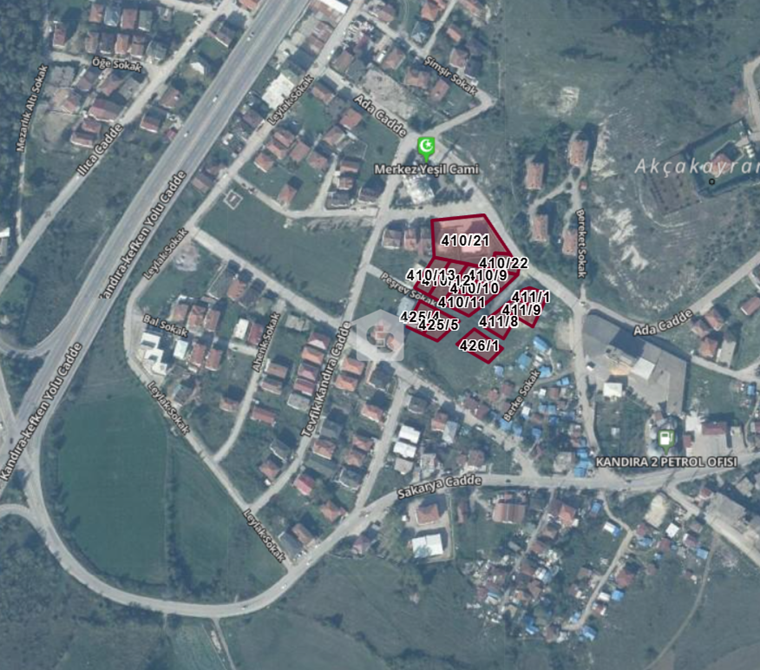 Kocaeli Kandıra Akdurak Satılık 551 m² Arsa