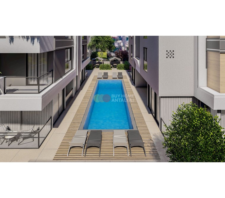 Apartments for Sale in Ultra Luxury Complex in Center of Antalya, One Step Away from All Amenities