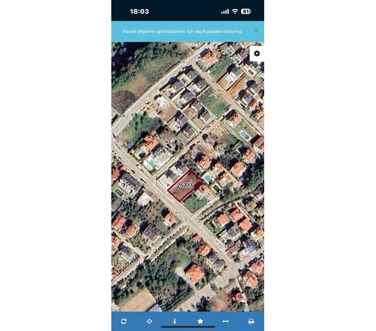 MUĞLA FETHİYE KARGI MAHALLESİ'NDE SATILIK 773 M² ARSA - İMAR DURUMU MÜKEMMEL