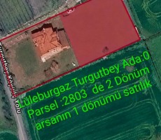 LÜLEBURGAZ TURGUTBEY KÖYÜNDE SATILIK ARSA