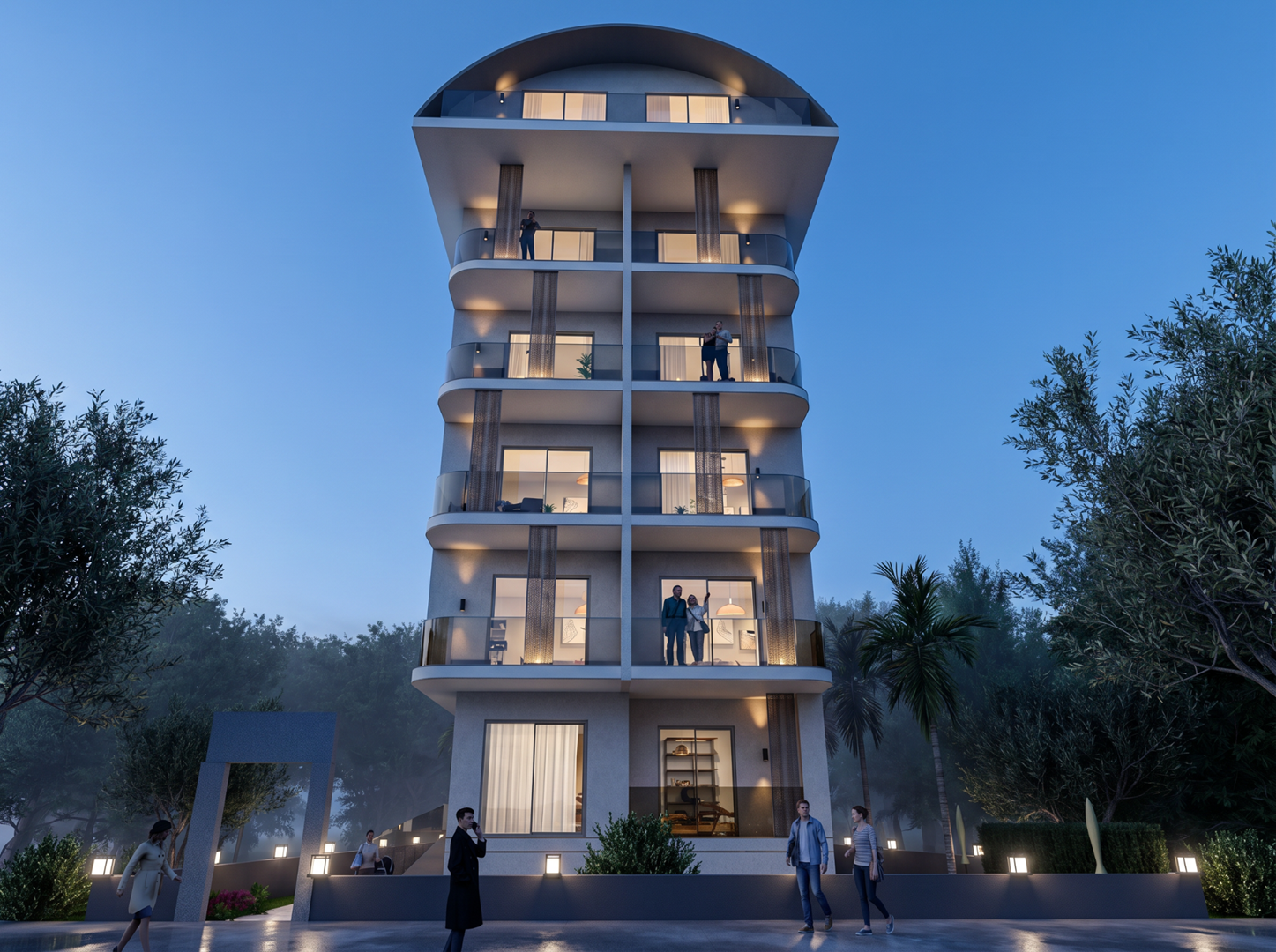 Alanya Kleopatra Plajında Satılık Ultra Lüks 3+1 Dubleks Daire