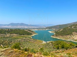 Milas Yusufça' da Baraj ve Doğa Manzaralı 6731 m² Satılık Çiflik
