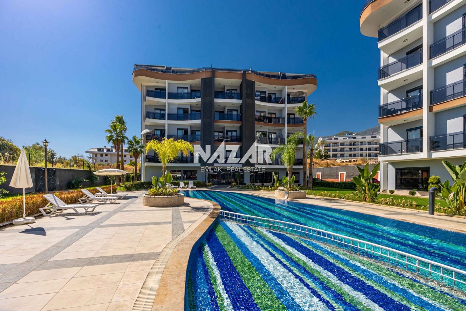 Alanya Oba’da Satılık Eşyalı 1+1 Daire 46 m2