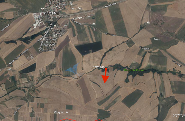 TEKIRDAĞ SÜLEYMANPAŞA OSMANLI KÖYÜ’NDE 89.240 M² SATILIK TARLA