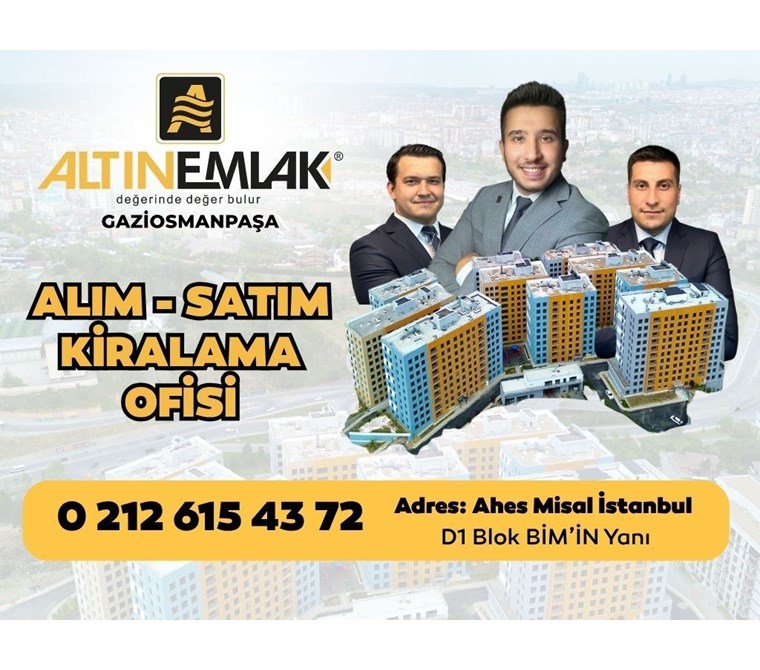 ALTIN EMLAK- TOKİ 7A Kentsel Dönüşüm Projesinde Kiralık Daire