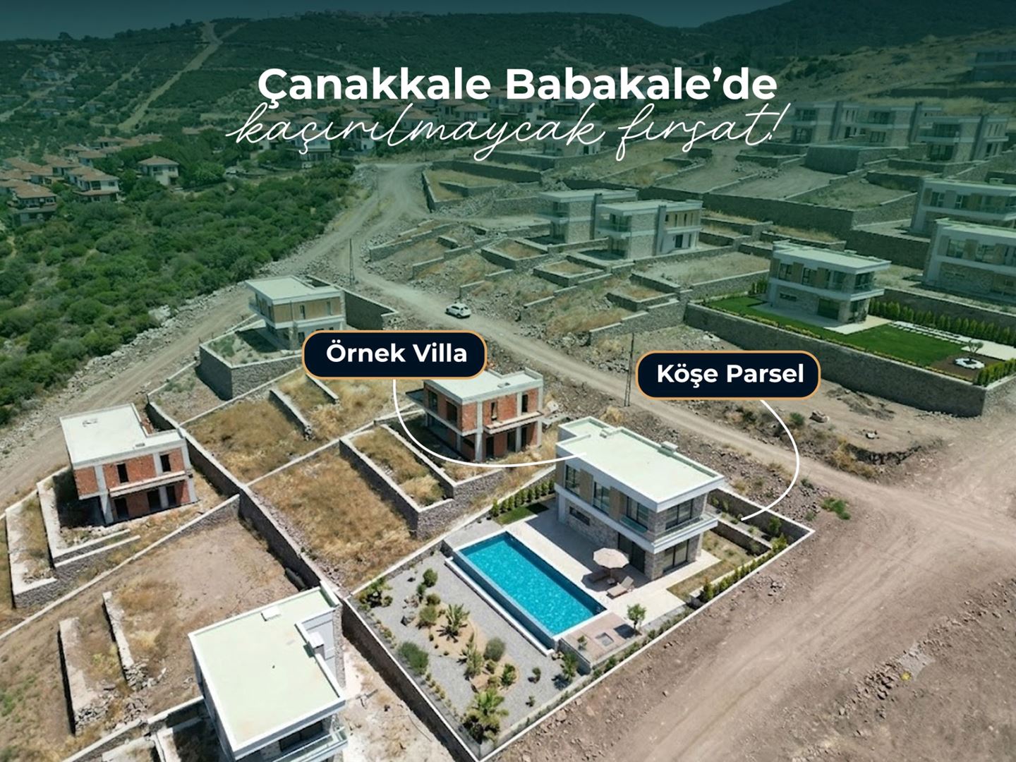 Babakale Akliman'da Panoramik Deniz Manzaralı | 548 m² | %10+%10 Villa İmarlı | Müstakil Tapulu — Çanakkale gayrimenkul ilan…