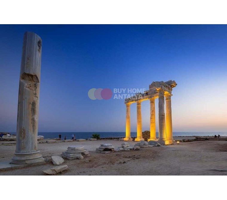 Luxury Apartments for Sale with Private Beach and Sea View in Antalya Side, Paradise on Earth