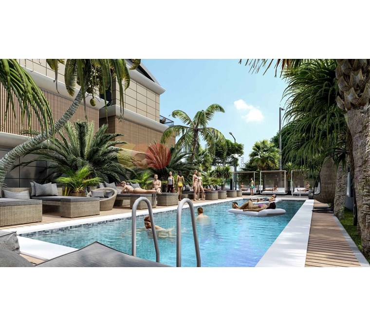 Luxury Apartments for Sale in Antalya Lara - Close to the Sea and Waterfall