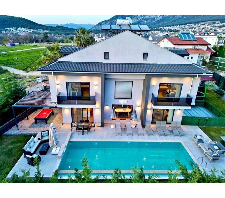 🏡 FETHİYE OVACIK’TA TURİZM BELGELİ, ULTRA LÜKS 5+1 VİLLA