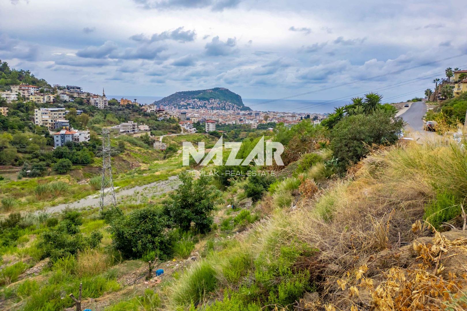 1,000 m² Plot with Sea Views in Alanya Tepe, Zoned for Residential Development · 14