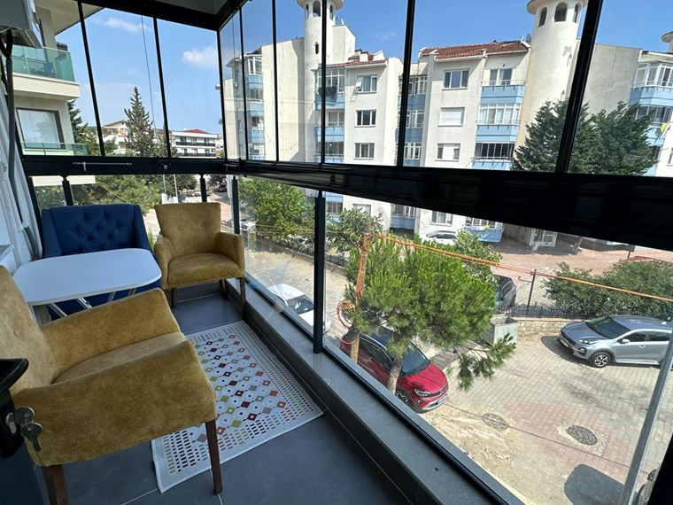 TEKİRDAĞ, DEĞİRMENALTI 1+1, 3.KAT EŞYALI, CAM BALKONLU KİRALIK DAİRE