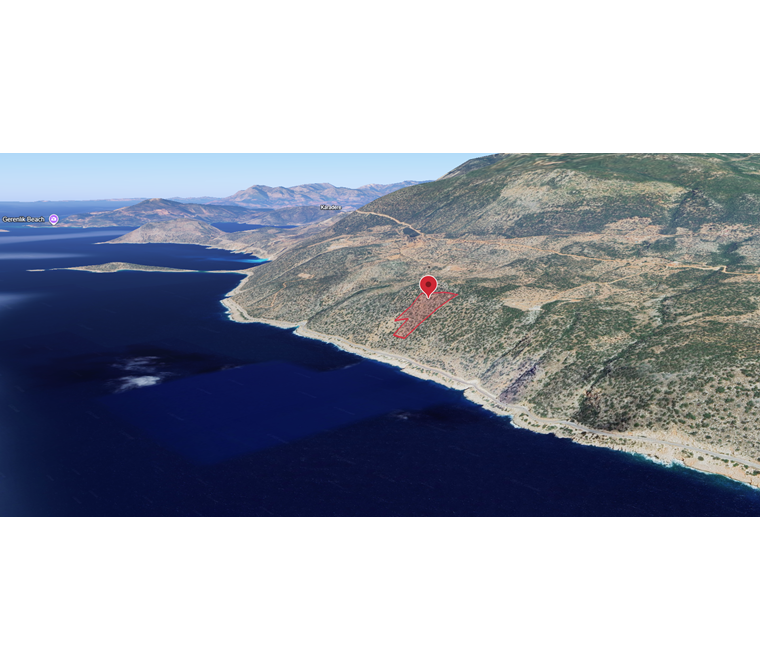 POYRAZ'DAN KAŞ SARIBELEN'DE 385m² DENİZE YAKIN ARSA