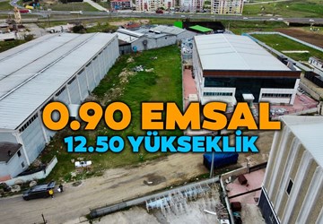 Tekirdağ Ergene Yeşiltepede Sanayi İmarlı Arsa E:0.90 H:12.50