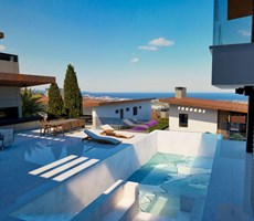 Girne’nin en eşsiz manzarasına sahip Zeytinlik bölgesinde 5+1 ve 9+2 lux villalar