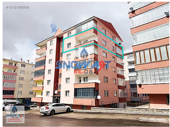 SNOW ART GM'DEN KAYAKYOLUNDA SATILIK 3+1 DAİRE