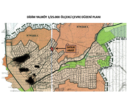 DİDİM YALIKÖY’DE DENİZ MANZARALI SATILIK VİLLA ARAZİSİ P224099