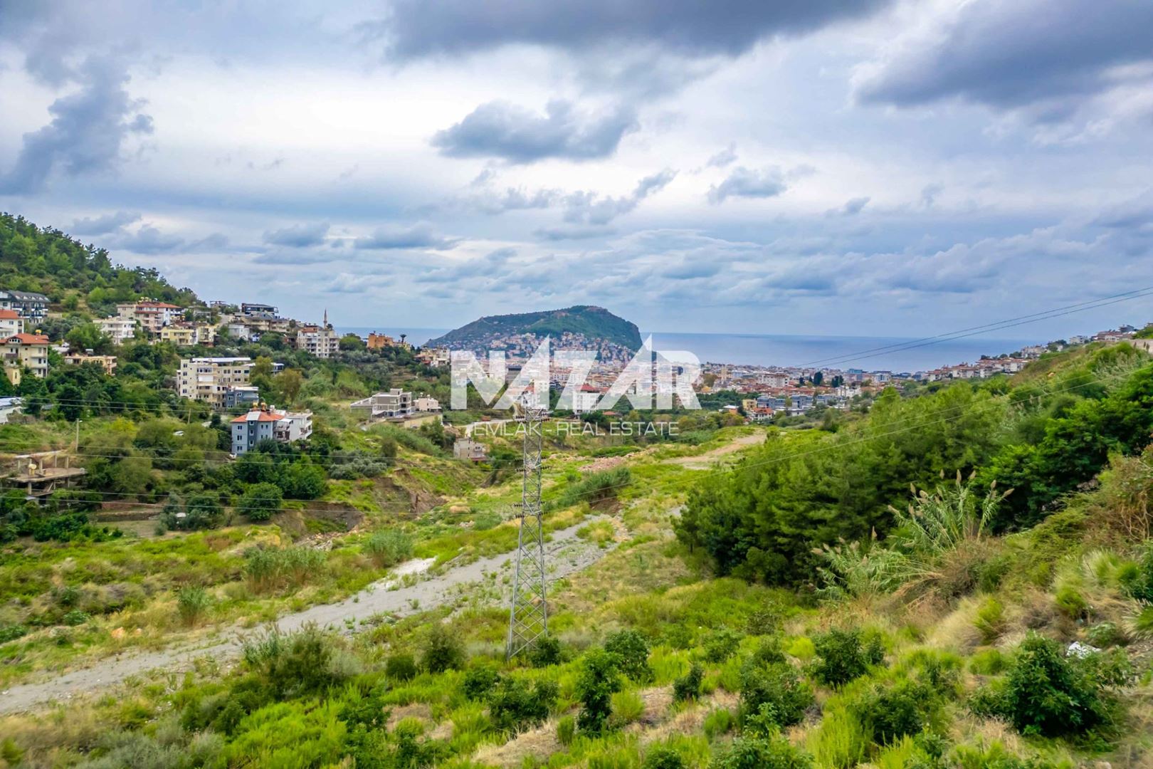 1,000 m² Plot with Sea Views in Alanya Tepe, Zoned for Residential Development · 6
