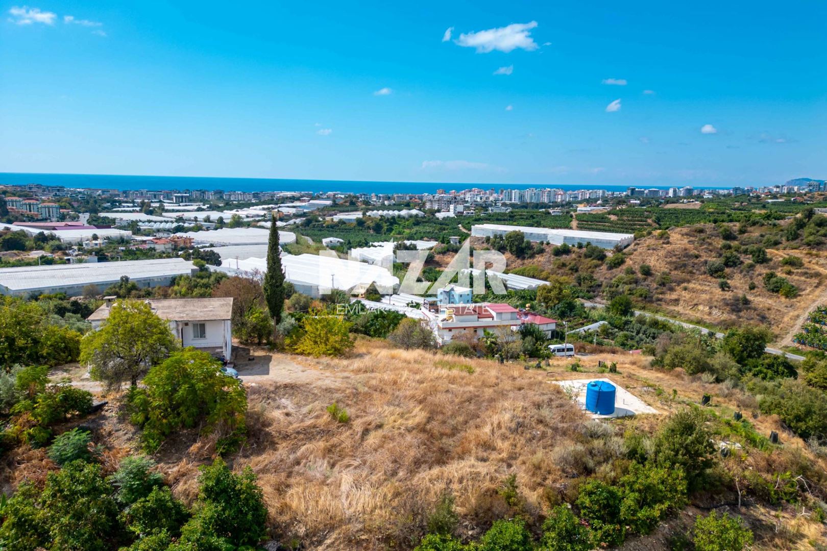 Alanya Kargıcak’ta Deniz Manzaralı 1.002 m2 İmarlı Arsa