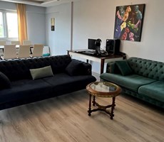 Dalamana Havalimanı yolu üzerinde muhteşem 3+1 daire Eşyalı satılık