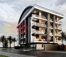 Luxury Apartments with Pool Near the Sea in Konyaaltı, Antalya