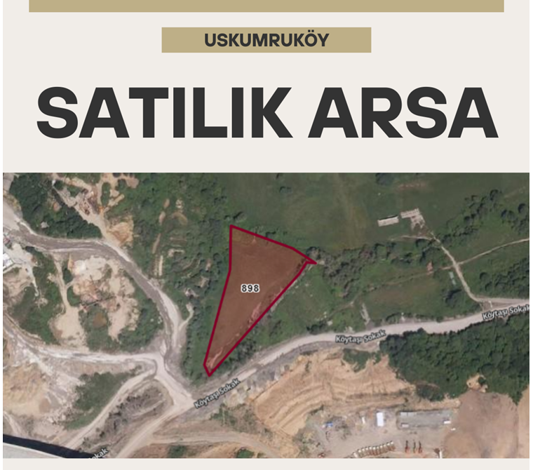 Uskumruköy'de Yatırımlık Satılık Tarla